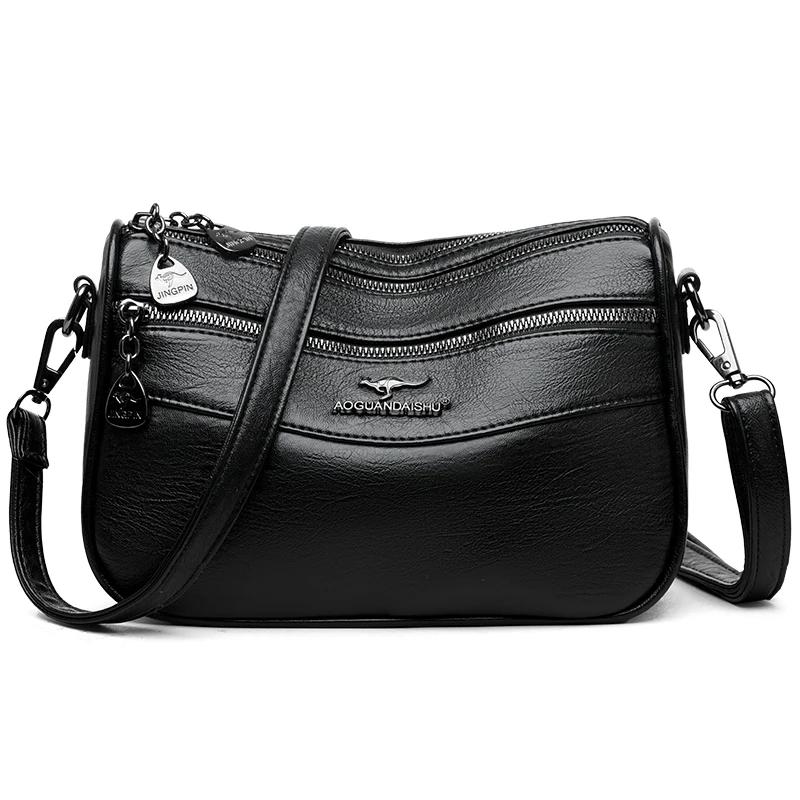 

New Women s Crossbody Bag New Small Square Bag Trendy Fashion Casual Simple double-deck Retro One Shoulder Messenger Bag