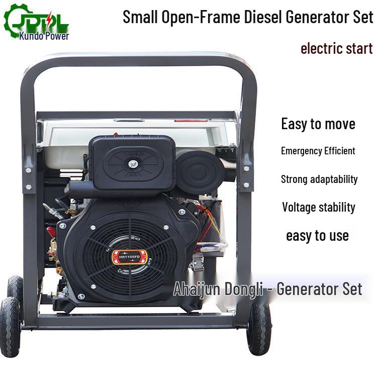 10KW Portable Diesel Generator: 12/15/18/20 KW Mobile Power Supply for Outdoor Use