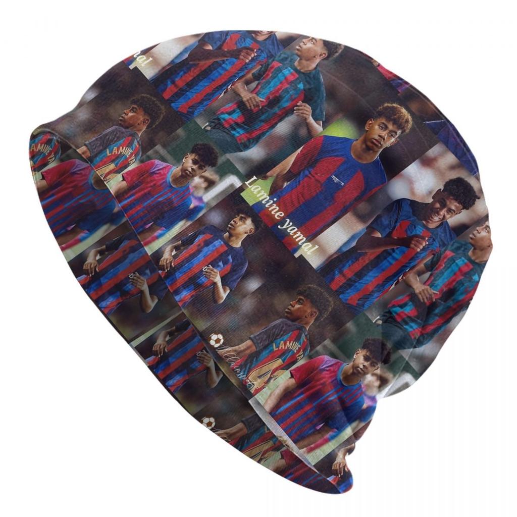 Lamined YYamal Caps Football Soccer Hip Hop Adult Outdoor Skullies Beanies Hats Spring Warm Dualuse Bonnet Hats