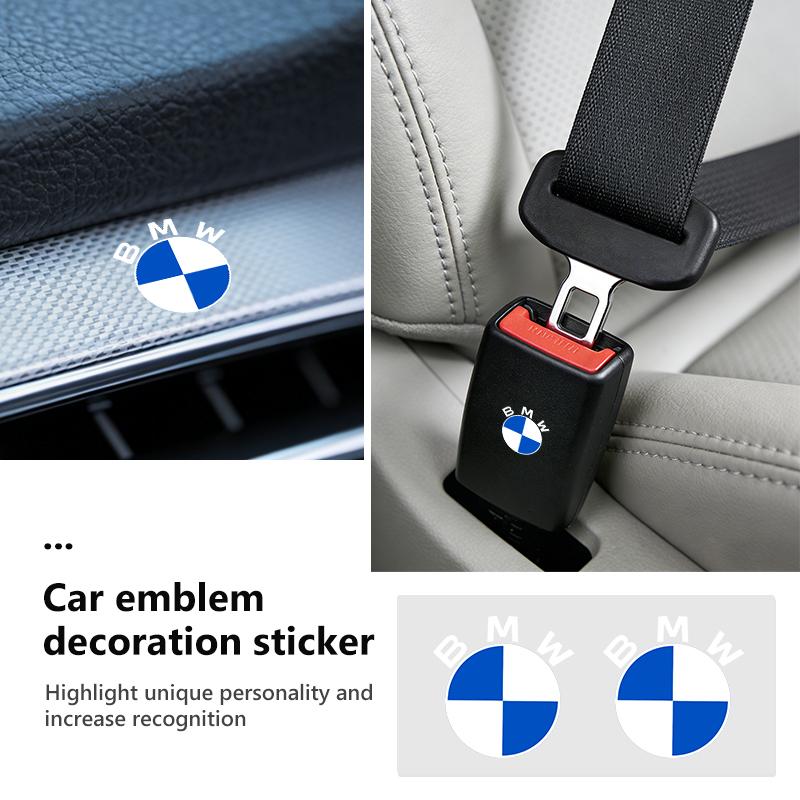 DLCP9 Car Logo Sticker Crystal Auto Stickers Fuel Tank Decor Accessories For BMW M Performance E36 E46 E60 E90 E91 E92 E93 F30 F20