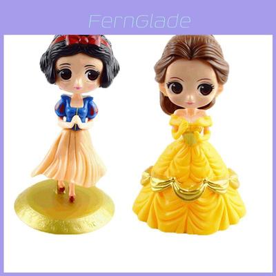 Betoverende Prinses Bella Sneeuwwitje Beeldjes PVC Miniatuur Voor Kinderen Meisjes Taart Decoratie