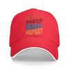 Eat Sleep Pickleball Repeat Baseball Caps Peaked Cap Pickleball Sports Sun Shade Hats for Men Women