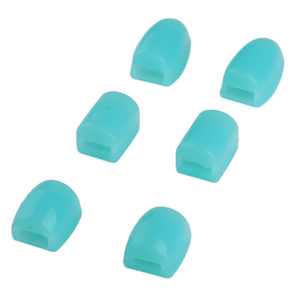 6Pcs Saxophone Key Risers Silicone Comfortable Cushioning Saxophone Finger Pad Sax Thumb Pad