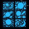 Glow In The Dark Moon And Star Wall Stickers For Kids Bedroom Living Room Decor Luminous Wall Decals Children's Room Wall Art Night Sky Stickers