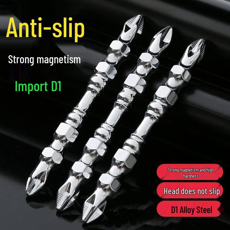 High-Strength Magnetic Anti-Slip Phillips Electric Screwdriver with Dual-Sided Superhard Bit
