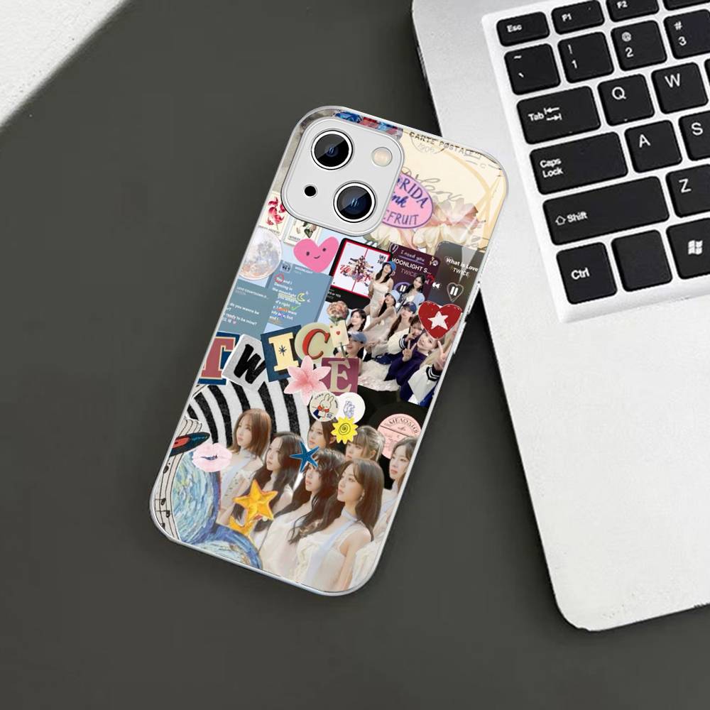 Kpop T-TwiceS For IPhone 14 13 12 Mini 11 Pro XS Max X XR 14 Plus Tempered Glass Cover