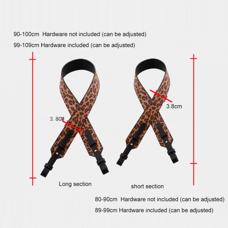 Leather Bag Strap Adjustable Crossbody Replacement Straps Litchi Pattern Handbag Purse Handle for Women DIY Bags Accessories