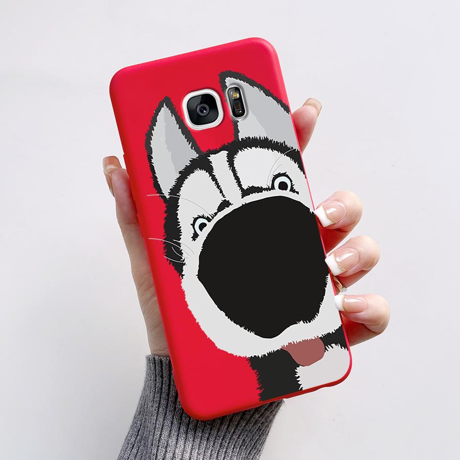 Per Samsung S7 Edge Custodia Galaxy S7 Fundas Cover Morbido Silicone Protettivo Custodia per Telefono Per Samsung Galaxy S6 S6 edge Coque Bumper