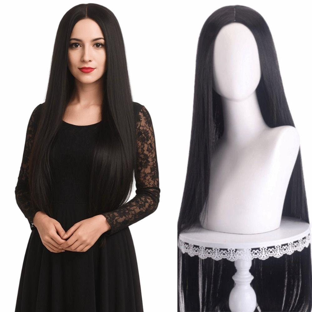 100cm Anime Cosplay Wigs Centre Parting Straight Hairpiece Long Straight Cosplay Wig  Party