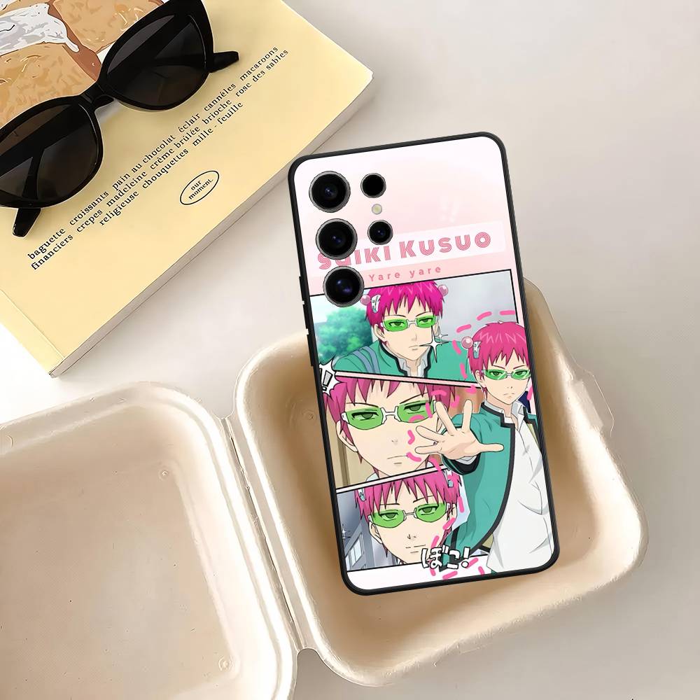 The D-Disastrous Life Of Saiki K Case For Samsung Galaxy Case S25 S23 S22 S21 S30 S20 S10 Ultra Plus FE TPU Soft Cover
