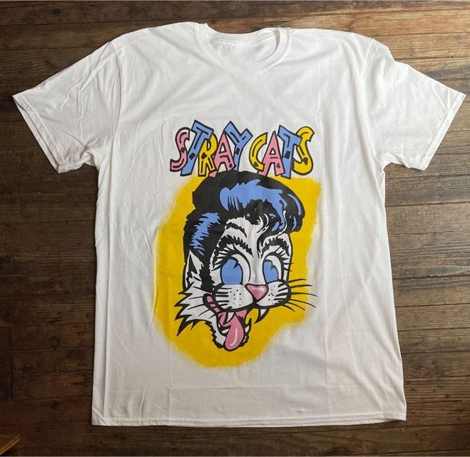 

VTG STRAY CATS Gift For Fan Black All Size S-234XL Tee Shirt Funny Unisex T-Shirt XXL