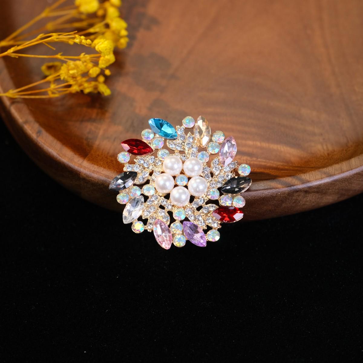 

Красочная ретро женская брошь-корсет - Элегантная булавка для костюма в европейском стиле