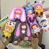 New Cartoon Wokuku Keychain Soft Rubber 3D Doll Pendant Bag Pendant Small Gift