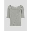 8SECONDS Diagonal Button-Up Pullover Khaki