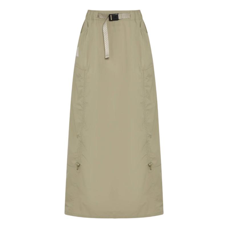 adidas Performance Women's Khaki Outdoor Functional A-Line Midi Skirt KD4417