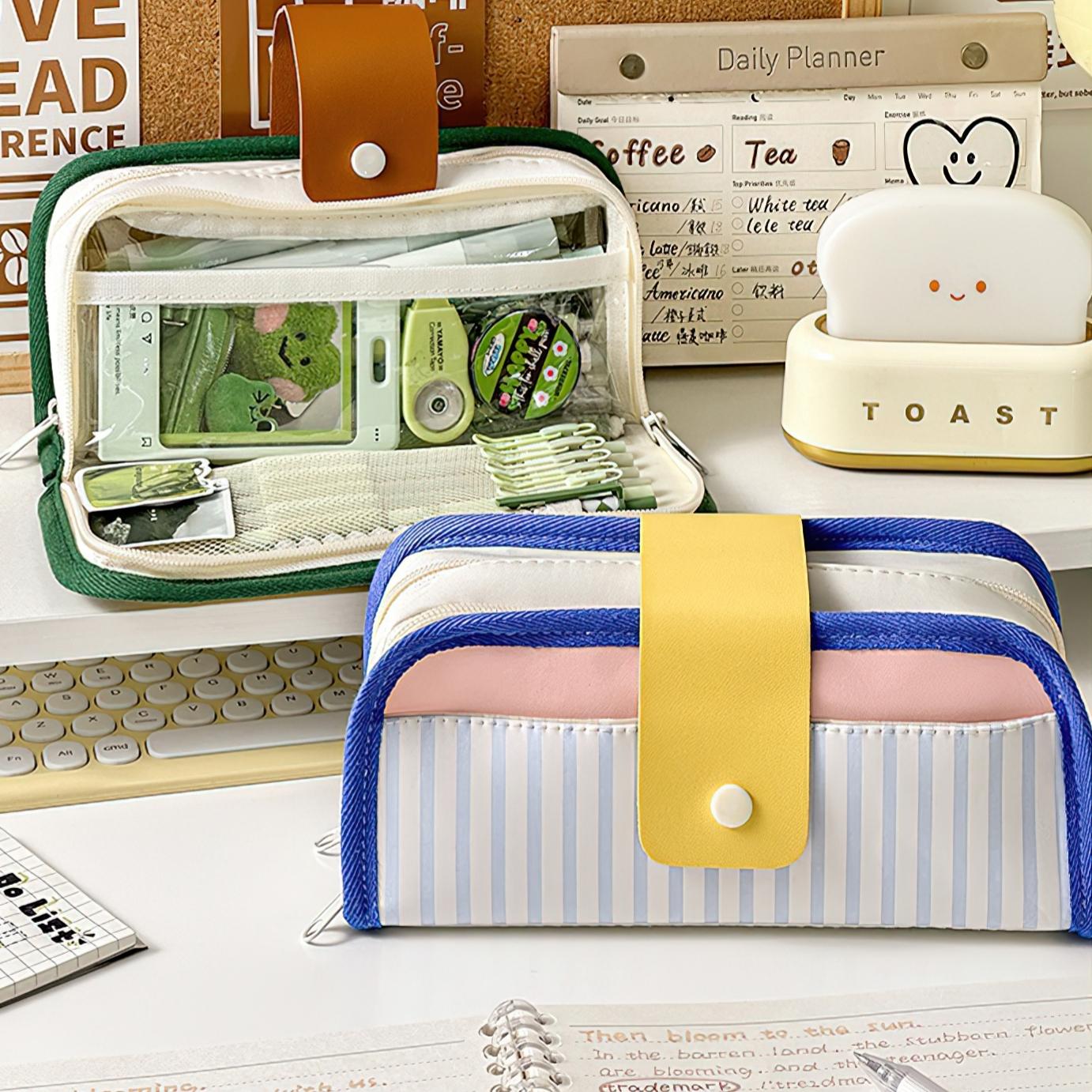 Ретро-цветная сумка-карандаш для ручек — фото 5