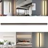 60/80/100cm Strip LED Living Room Wall Light Modern Nordic Sofa Background Copper Minimalist Lamp Bedroom Bedside Wall Lights