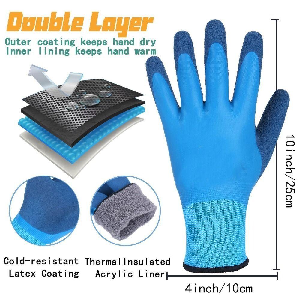 NEW Thermal Insulation Work Gloves Warm Waterproof Winter Cold Gloves Durable Insulated Glove Winter