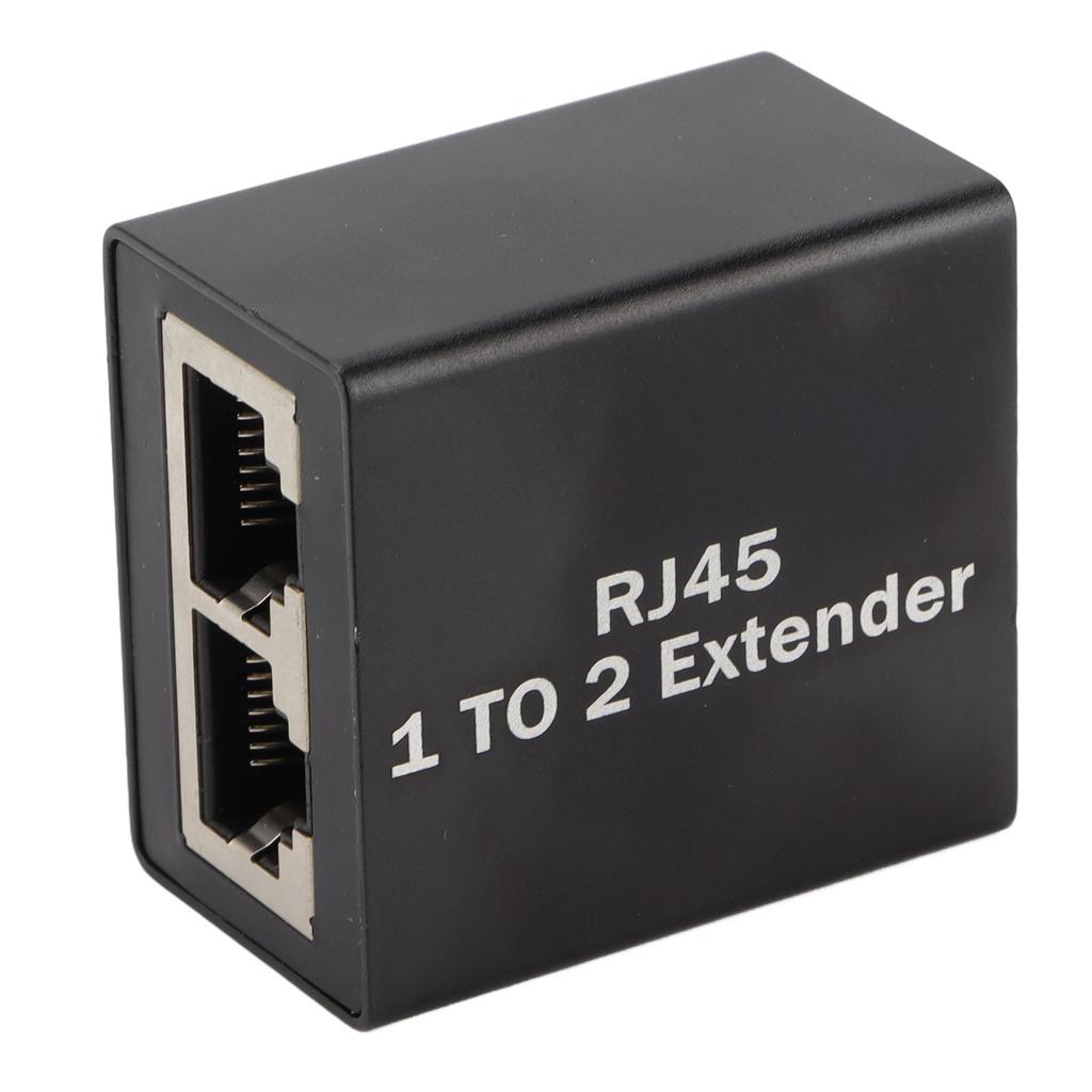 Ethernet Splitter RJ45 Network Connector Adapter Ethernet Socket Extender SplitterOne To Two Splitter