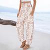 2025 New Style Spring/Summer Women's High-Waisted Printed Casual Long Pants