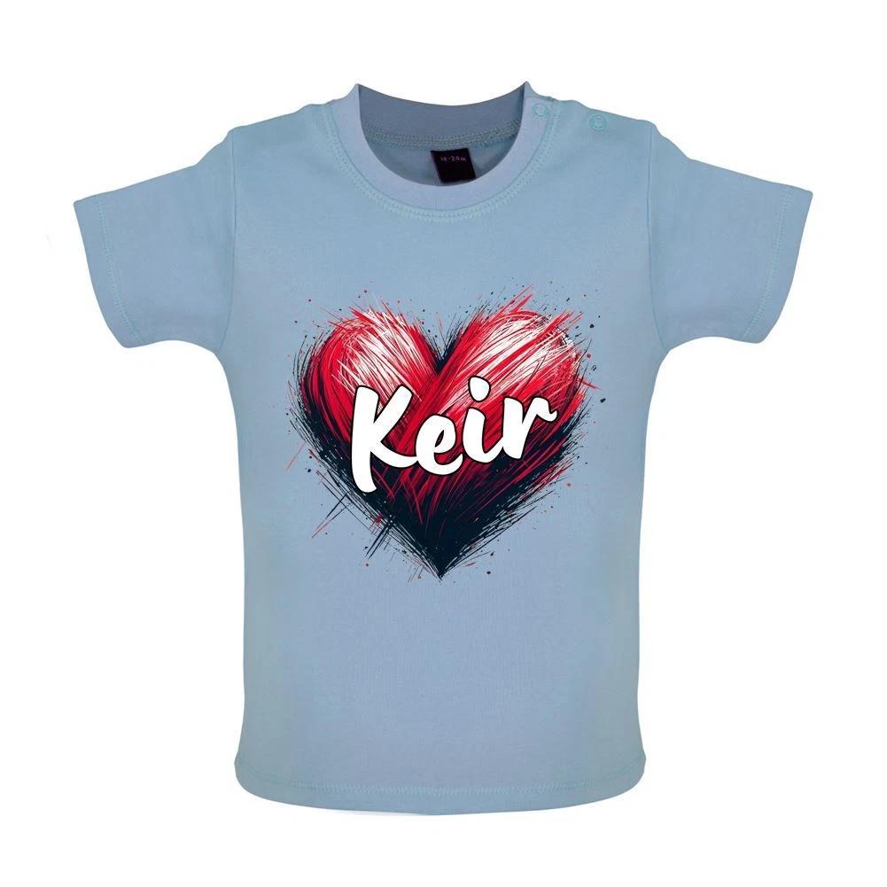 

Love Heart Keir - Baby Kids Boys Girls Unisex T-Shirt / Babygrow - Labour Election Starmer Prime 140