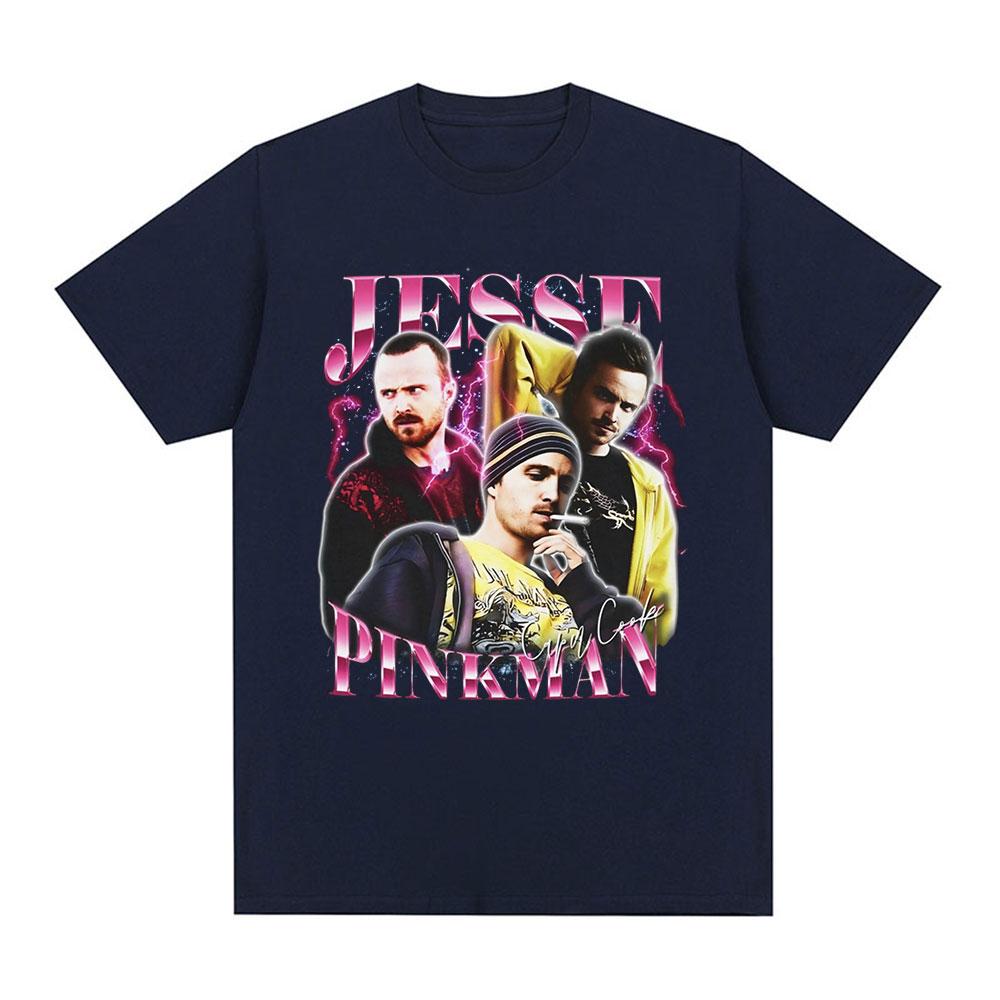 Breaking Bad Jesse PinkUnisex Heisenberg Graphic Tshirt Summer Unisex Women Clothing Cotton Casual Short Sleeves Tshirts Streetwear
