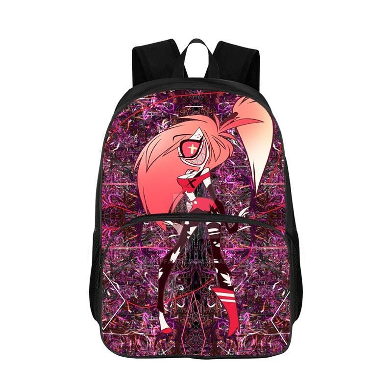 Hazbin Hotel Kids Backpacks Boys Girls Student Birthday Gift Child School Bags Large Capacity Camping Durable Rucksack