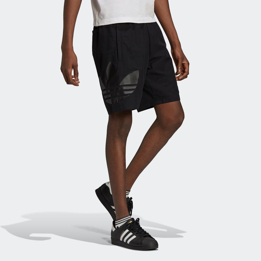 adidas Originals Tricolor Shorts With Logo Print Men Shorts Black HA2483