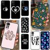 Dog Paw Case For Xiaomi Redmi Note 9 8 10 11 12 Pro Note 11S 10S 9S Redmi 12C 9C 10A 10C Back Cover