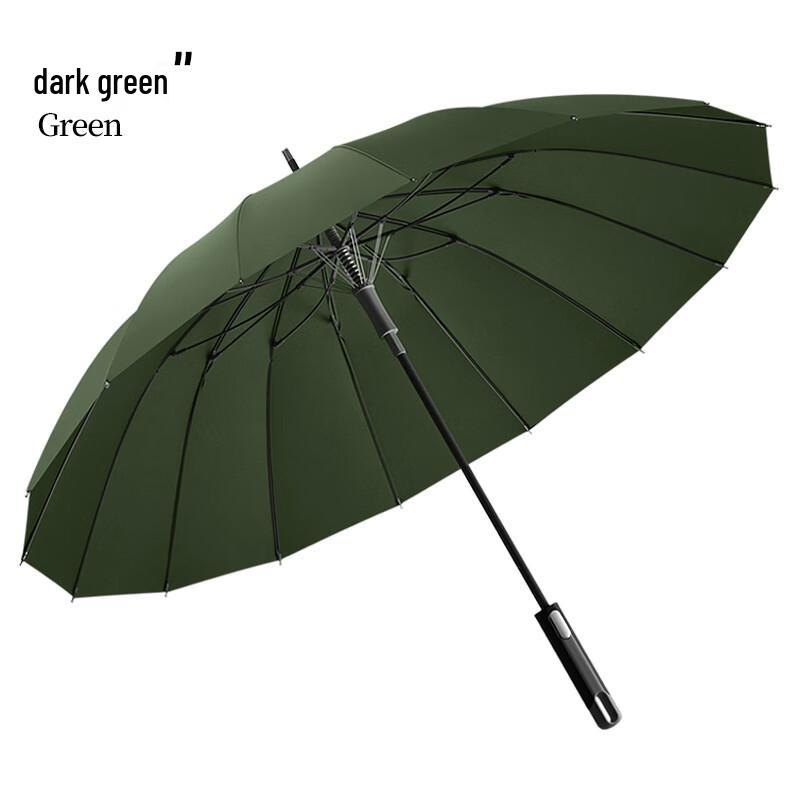 MAYDU M1615 16-Rib Oversized Long Handle Straight Umbrella