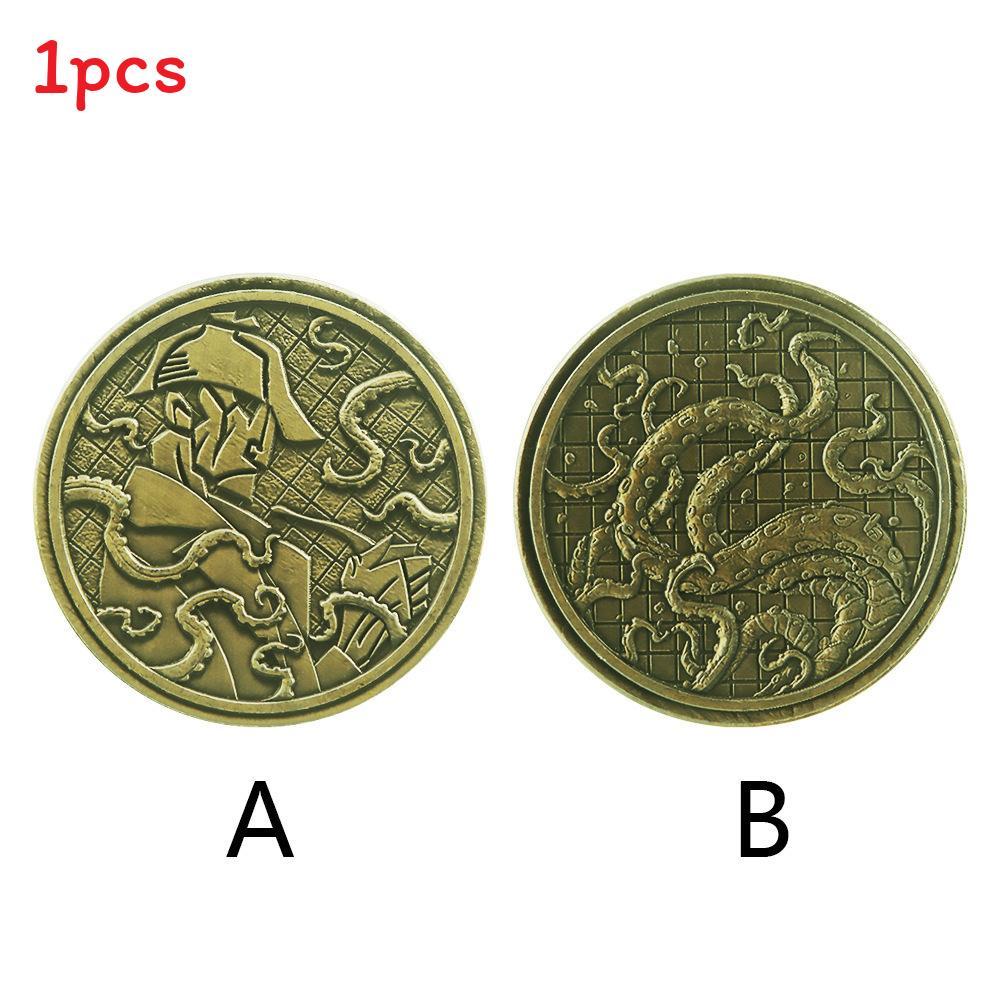 Cthulhu Mythos Coin Keychain With Zinc Alloy For Lovecraft Fans And Gift Givers K858