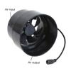 Universal Inline Blower Fan 97mm Quiet Exhaust Fan Ventilation Fan for Marine Boat and Motorhome DC12V Quiet Operation