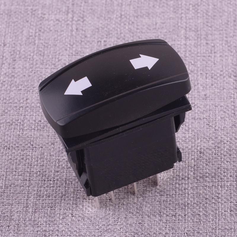 Car Truck 7-Pin 12V 24V Rocker Switch ON-OFF-ON 3 Way With Blue Indicator Light