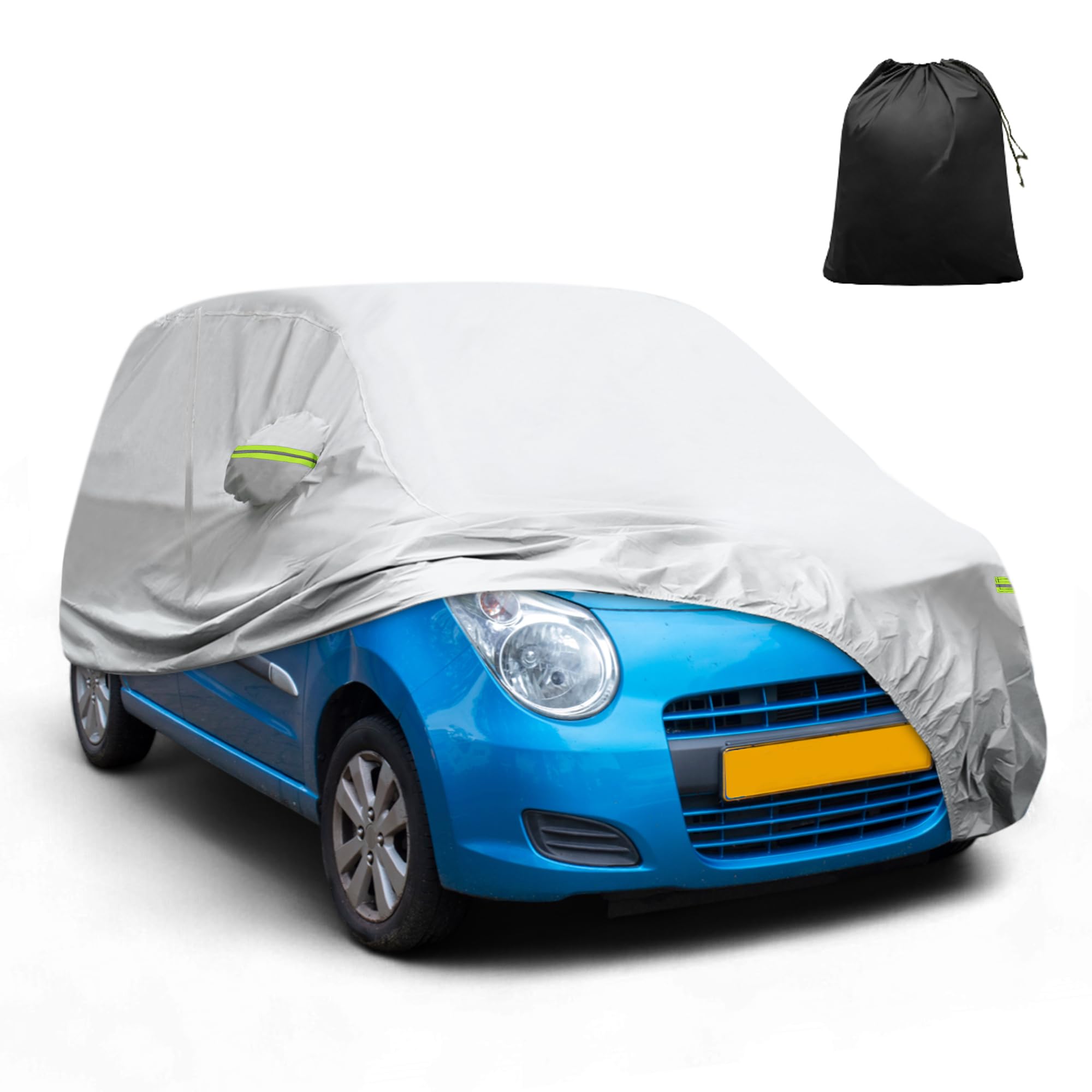 

X AUTOHAUX Suzuki 355x148x143см Легковой автомобиль Алюминий Спанлейс Ветрозащитный Сезон дождей Прочный Желтый Град Боковая Ночная безопасность Легко надевать и