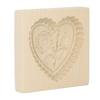 Fruit Tree Roses Wooden Cookie Mold Natural Beech Wood Biscuit Mould Christmas Baking