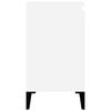 White Bathroom Vanity Cabinet 58 X 33 X 60 Cm Engineered Wood
