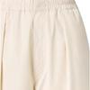UNIQLO SS24 U Series Solid Color Casual Cropped Pants Women bottoms Light-Beige 467043-30