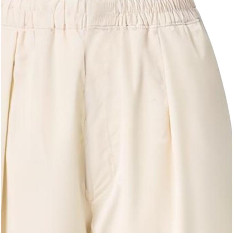 UNIQLO SS24 U Series Solid Color Casual Cropped Pants Women bottoms Light-Beige 467043-30
