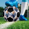 1PC Jeune Mbappé Brille taille 5 ballon de football PrahaBallon de Football en Salle Coloré Tous Âges Cousu à la Machine PVC Prêt pour la Compétition Durable Haut Rebond