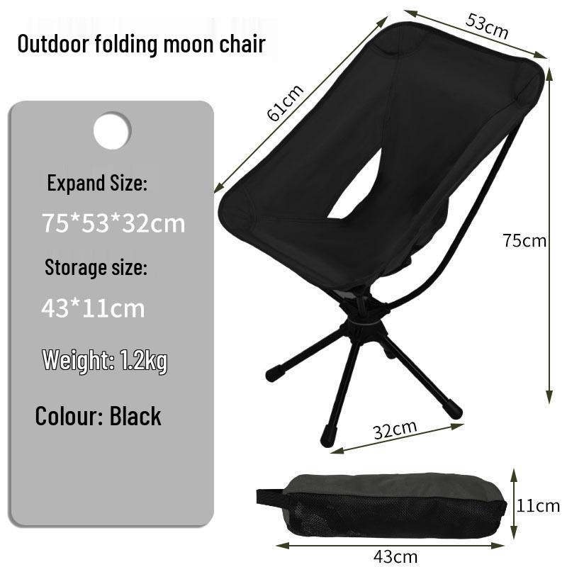 Outdoor Camping Foldable Aluminum Chair with Backrest and Umbrella