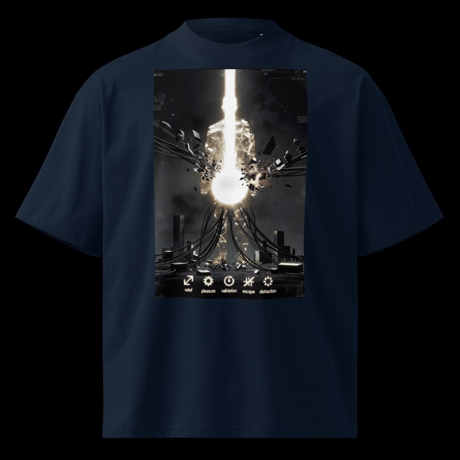 The Source Sun Shirt, Sovereign Being Clothing, Digital Detox Streetwear, Brutalist Cyberpunk Apparel, Matrix Awakening Tee 2XL