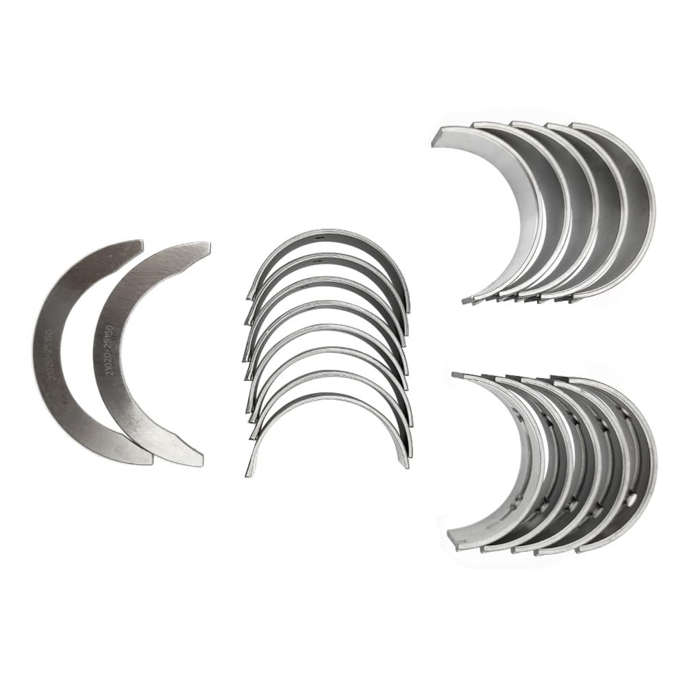 STD Main Rod Bearings Set w/Thrust Washer fits for Hyundai Sonata Santa Tucson, for Optima Sorento 2006-2016, Replace 21020-2G020