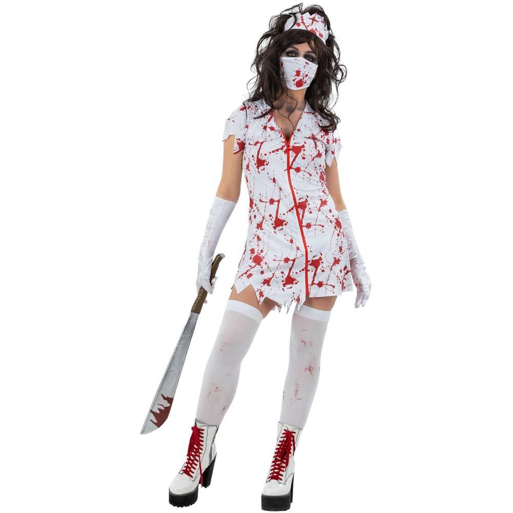 Smiffys Womens/Ladies Zombie Nurse Costume Set