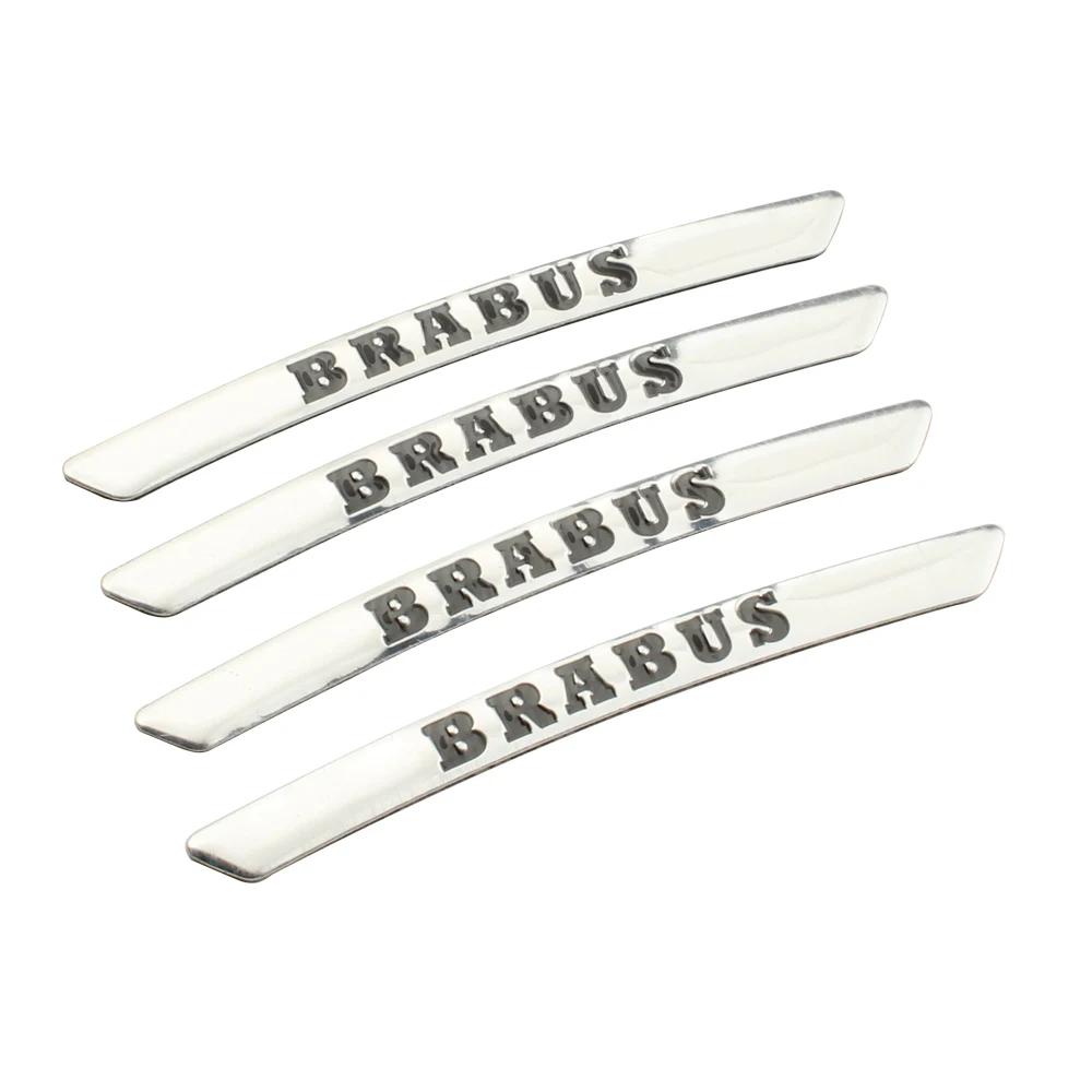 4Pcs Car Wheel Badge Sticker Emblem for Mercedes benz AMG Brabus 4 MATIC W124 W205 W211 W203 W204 W168 CLA CLK CLS GLA GLC C180