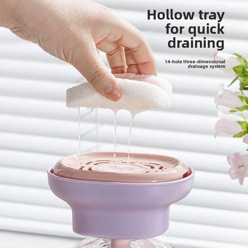 Kitchen Dish Soap Pump Dispenser With Foam Maker For Home Cleaning And Gift Use