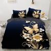 Luxury Flower Bedding Set Famous Anime Duvet Cover Sets Comforter Bed Linen Twin Queen King Single Size Dropshipping Gift