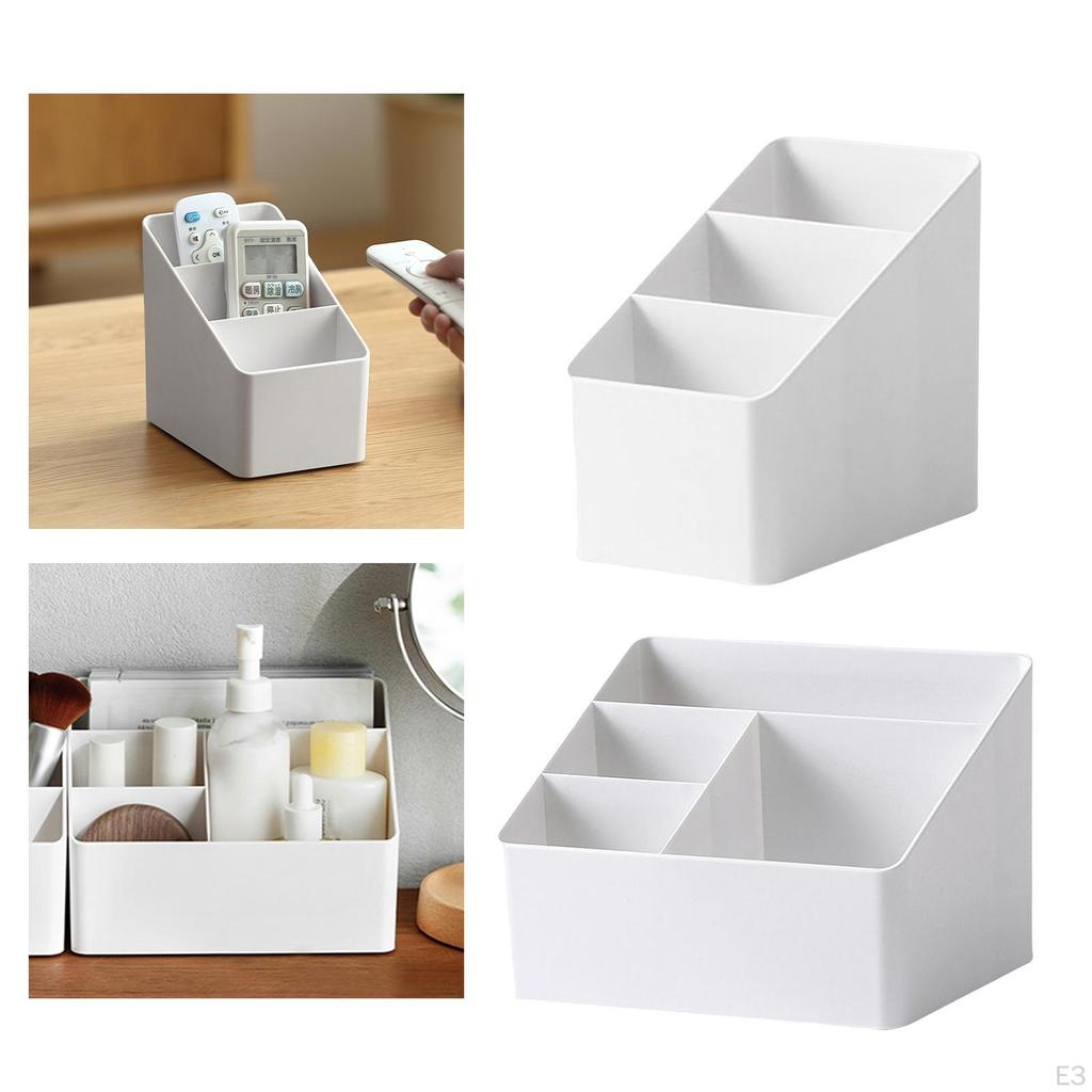 Cosmetic Storage Boxes Living Room Makeup Pencil Holder Brush Stand for Home Sticky Note Tray Case