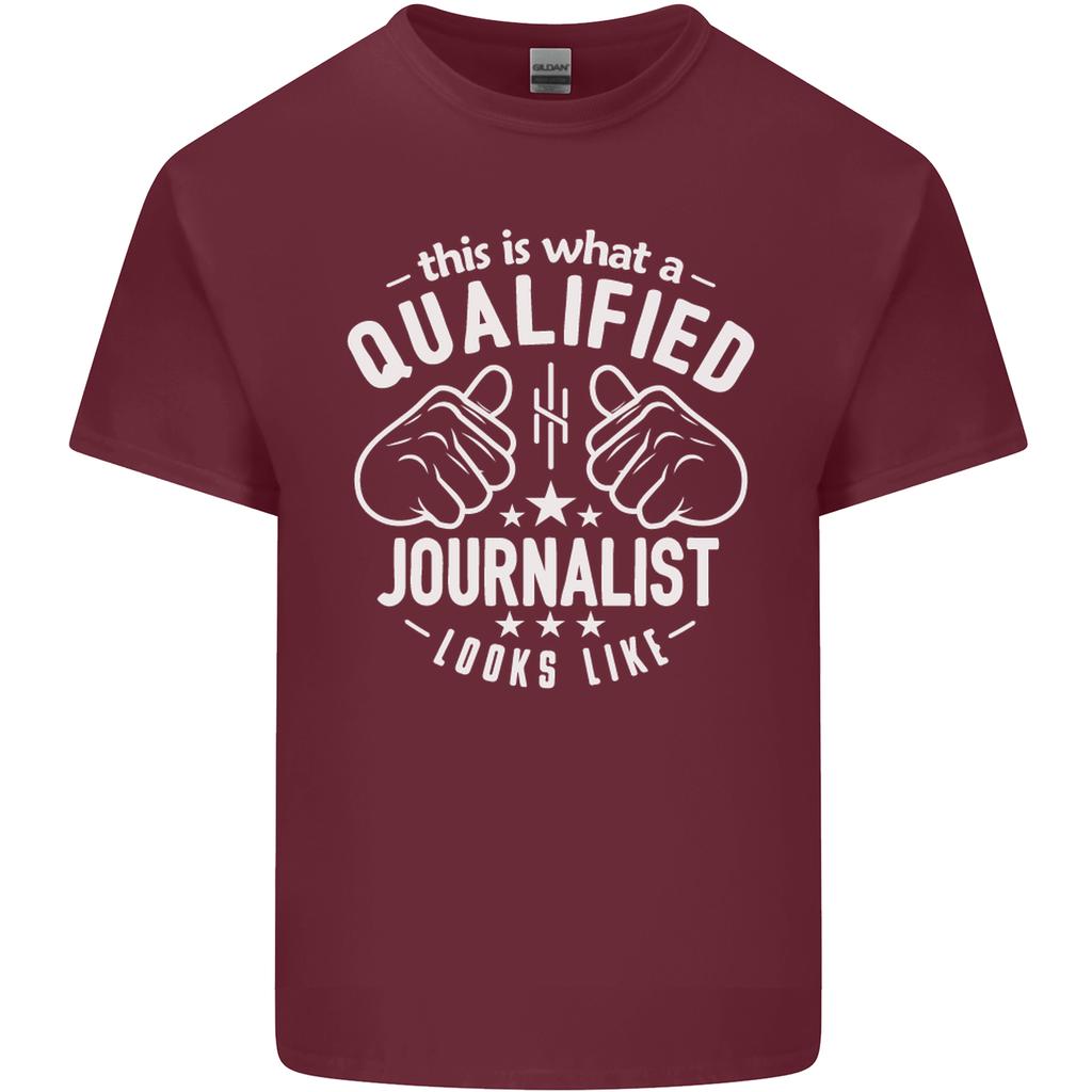 This Is What a Qualified Journalist Looks Like Unisexs Light Cotton TShirt