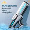 Non-Toxic Electric Water Gun Squirt Pistol Space Battle Guns Child Pool Beach Outdoor Party Fight Shooting Toys Automatic Water Absorption