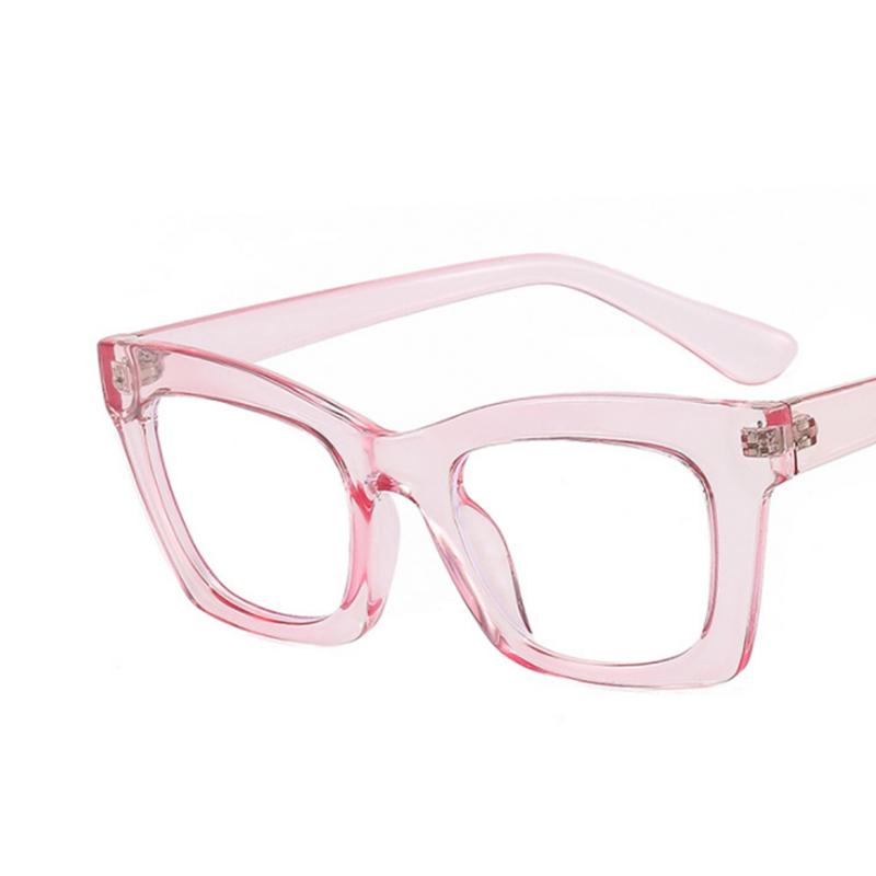 

Square Small Frame Clear Glasses Myopia Nerd Spectacles -0.5 -1.0 -2.0 to -6.0, Floral Hyperopia +0.5 to +6.0 No degree 0 розовый